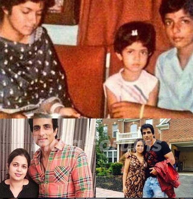 Sonu Sood with his sisters
