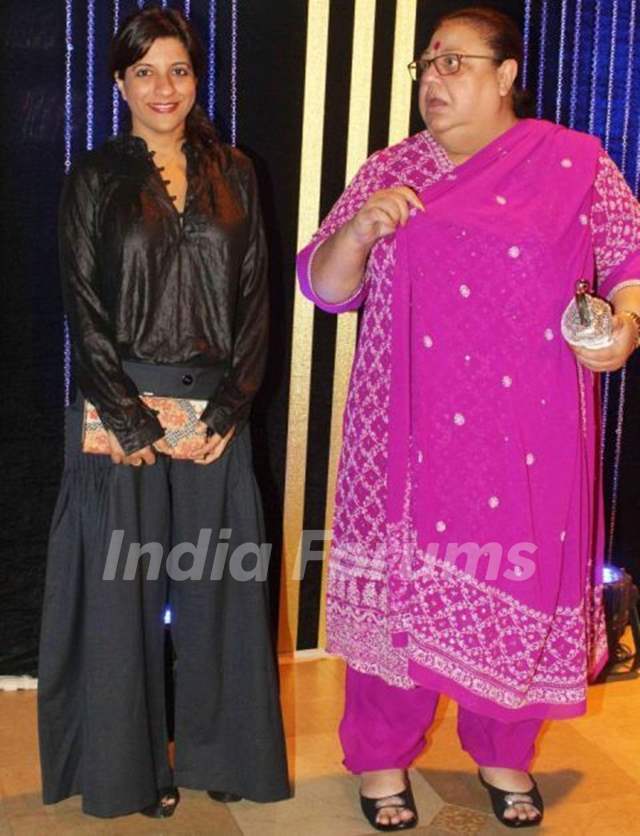 Zoya Akhtar with her mother