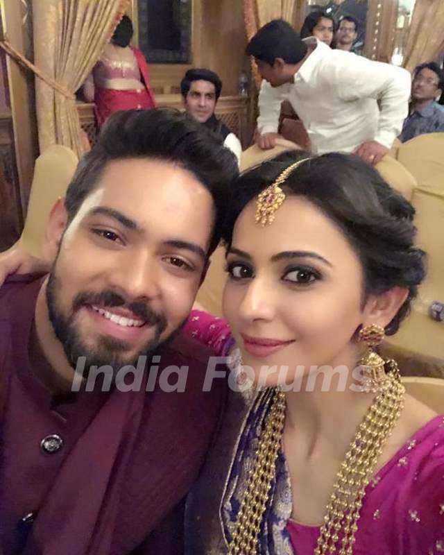 Rakul Preet Singh with her brother