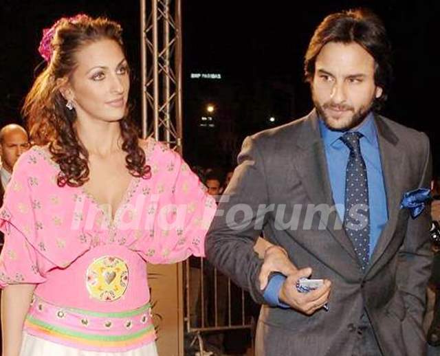 Saif Ali Khan with his Ex-girlfriend Rosa Catalano