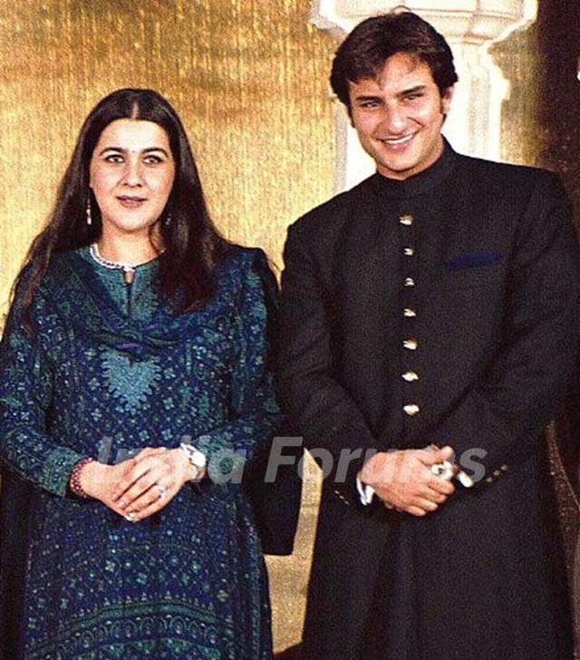 Saif Ali Khan With His Ex-Wife Amrita Singh