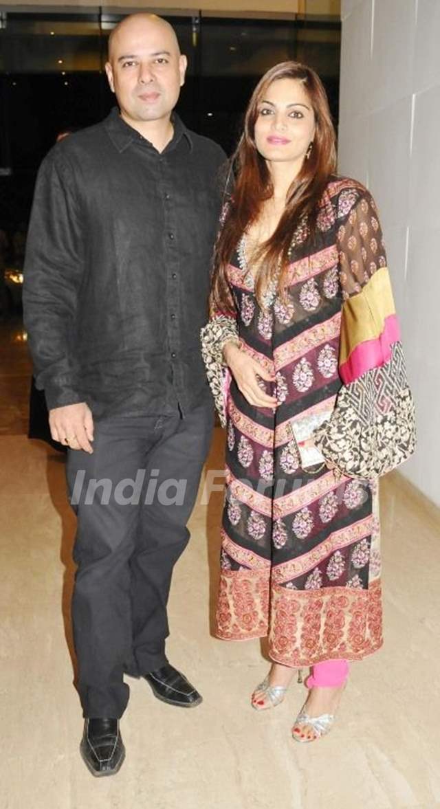 Atul Agnihotri With His Wife Alvira Khan