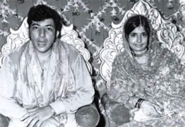 Amjad Khan With His Wife
