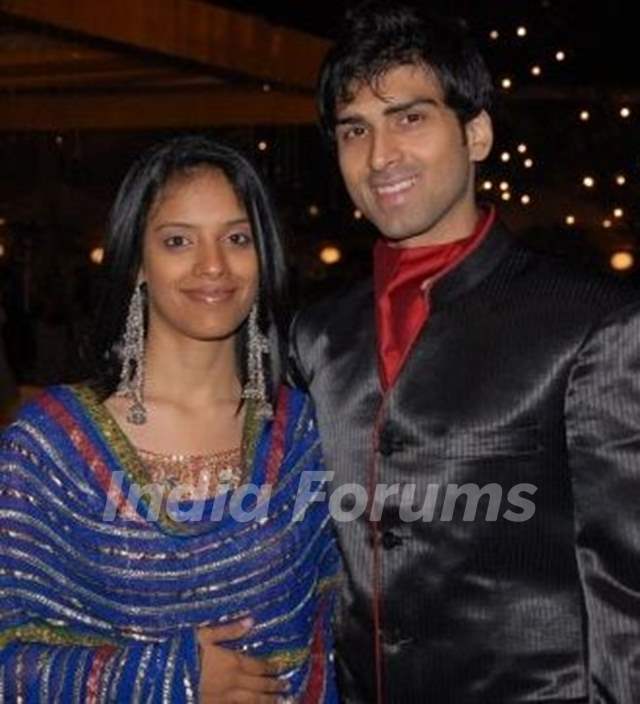 Akshay Dogra with his wife
