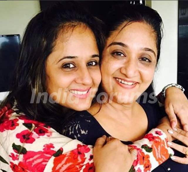 Amita Choksi with her sister