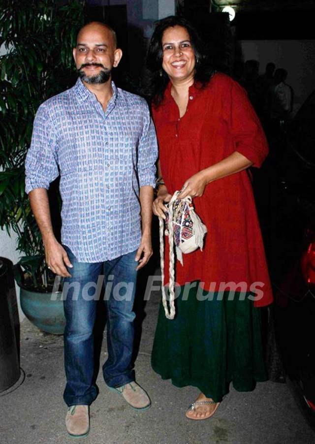 Vijay Krishna Acharya With His Wife