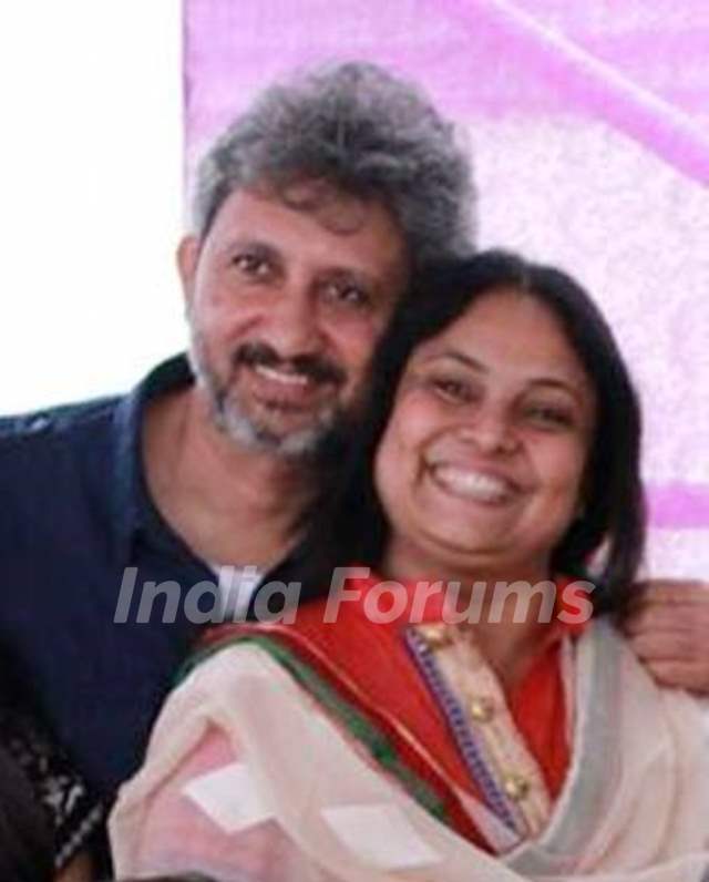 Neeraj Kabi With His Wife