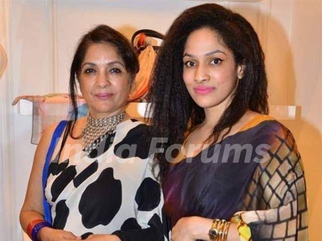 Masaba Gupta with her mother