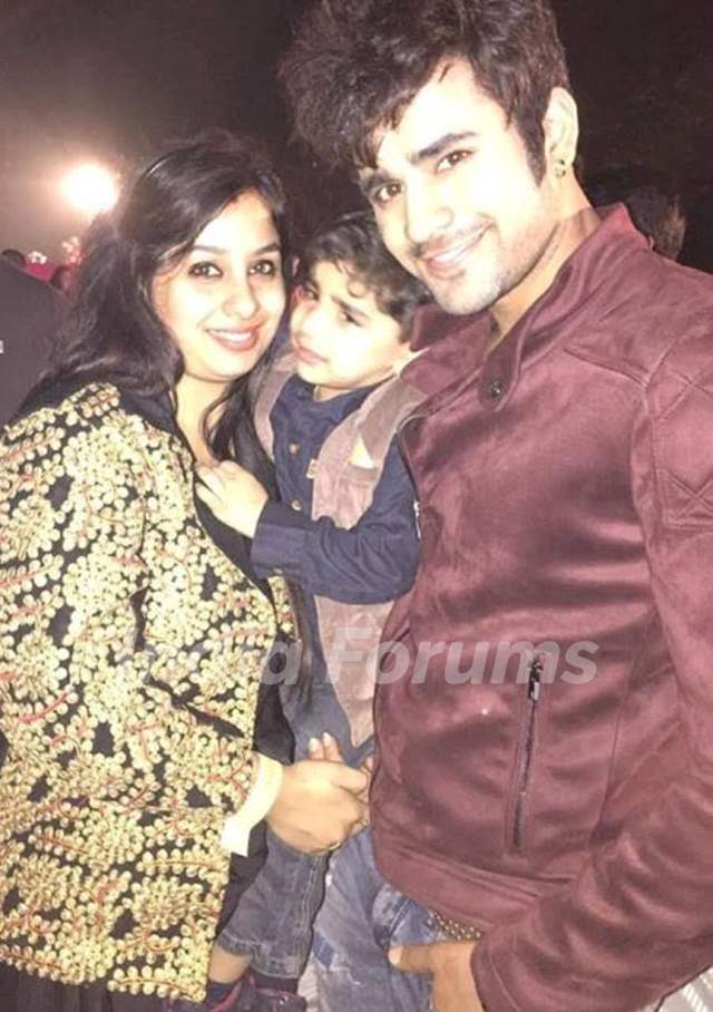 Pearl V Puri with his sister and nephew