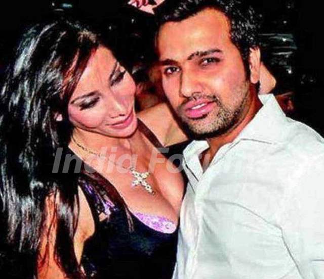 Rohit Sharma with Sofia Hayat