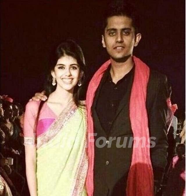 Sanjana Sanghi with her brother Sumer Sanghi