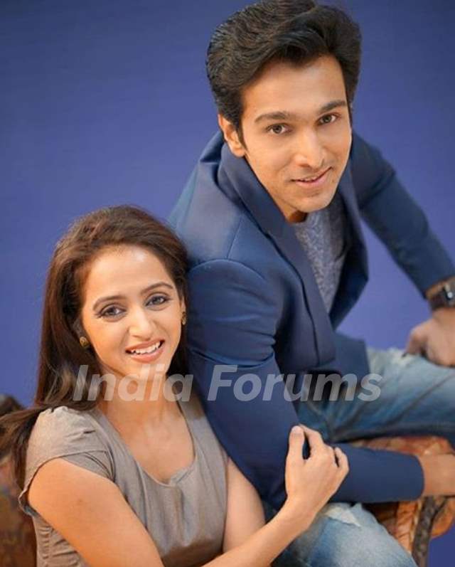 Pratik Gandhi with his wife Bhamini Oza