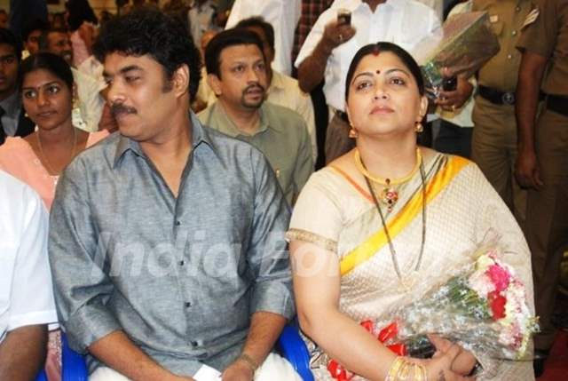 Prabhu With His Ex-wife Khushboo
