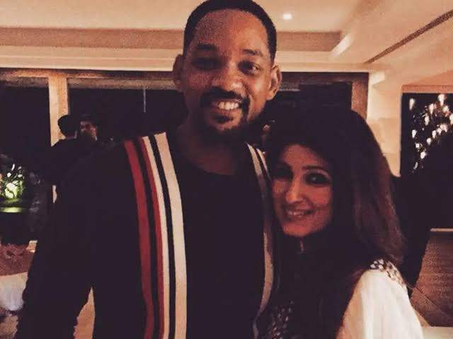 Twinkle Khanna and Will Smith