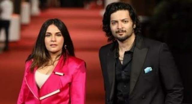 Ali Fazal and Richa Chadda