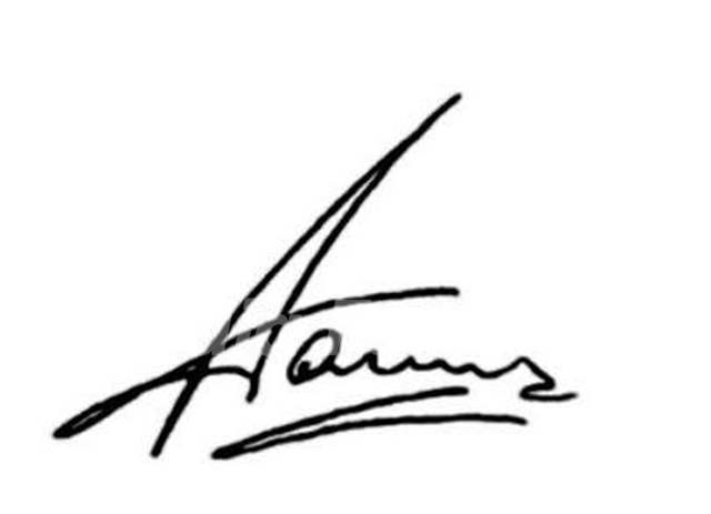 Aamir Khan Signature