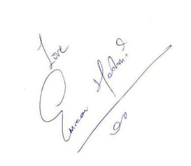 Emraan Hashmi Signature