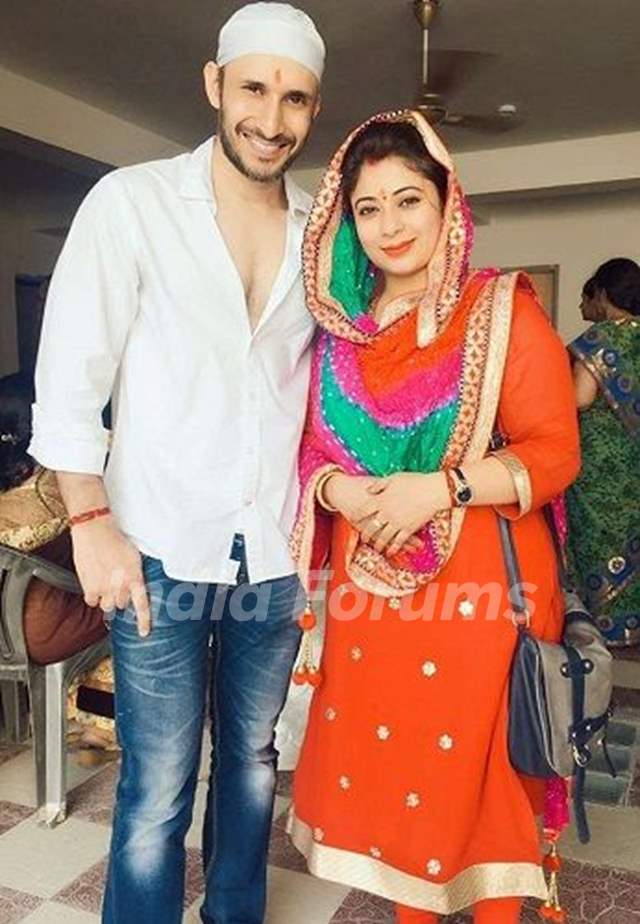 Malini Kapoor with her husband Ajay Sharma