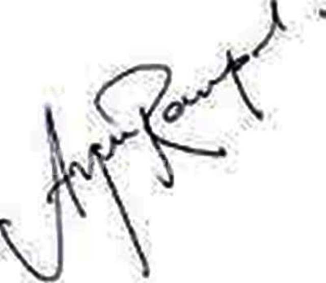 Arjun Rampal Signature