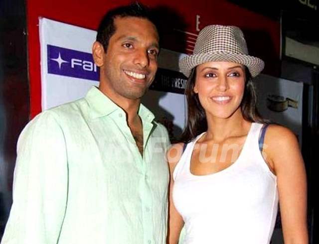 Neha Dhupia with Ritwik Bhattacharya