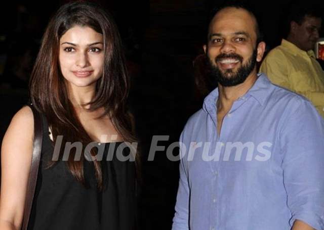 Prachi Desai with Rohit Shetty