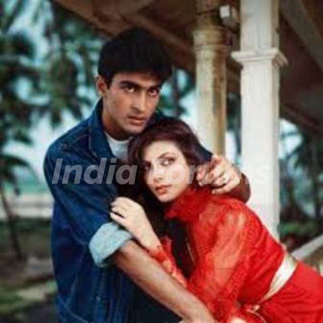 Kimi Katkar with Mohnish Bahl