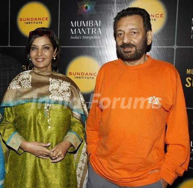 Shabana Azmi with Shekhar Kapur