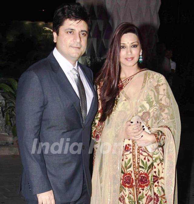 Sonali Bendre with her husband Goldie Behl