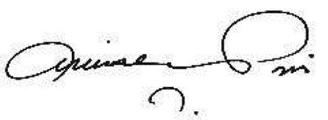 Amrish Puri Signature