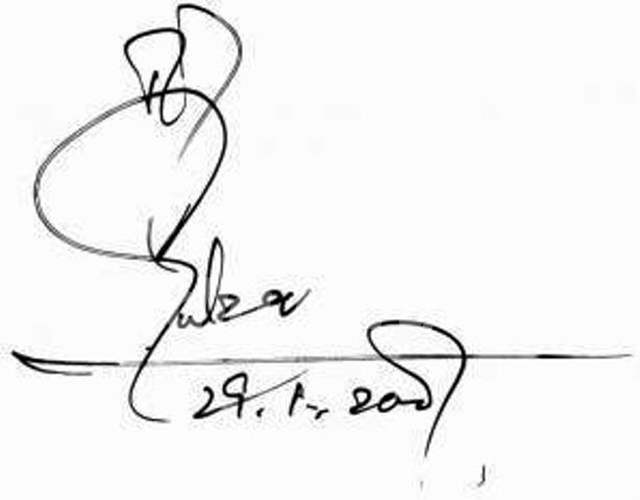 Gulzar Signature