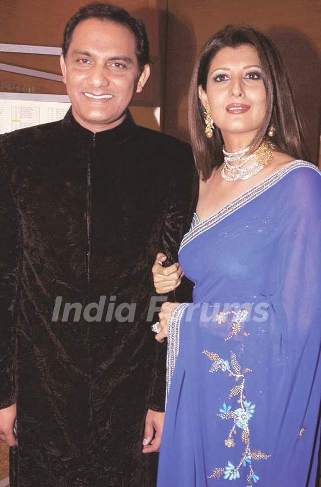 Sangeeta Bijlani with Mohammad Azharuddin 