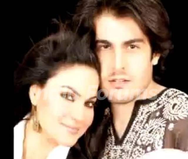 Veena Malik with Babrak Shah