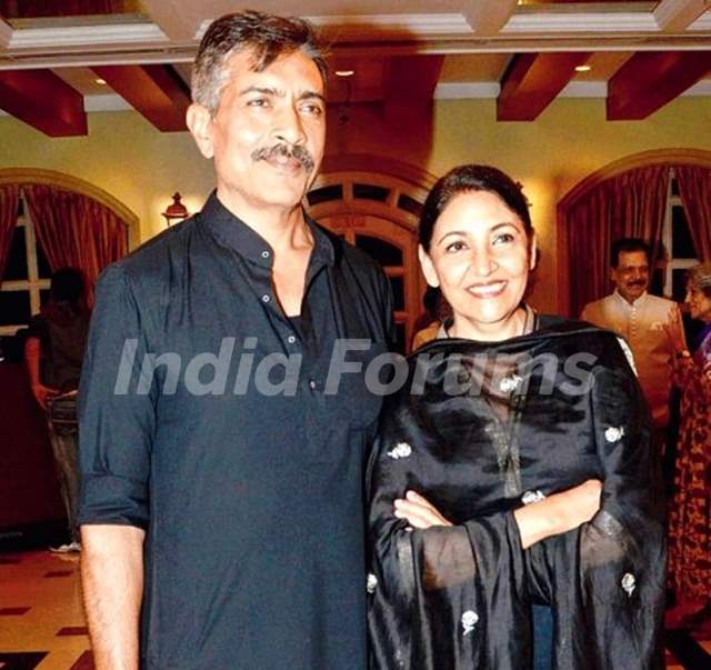 Deepti Naval with her Ex-husband Prakash Jha
