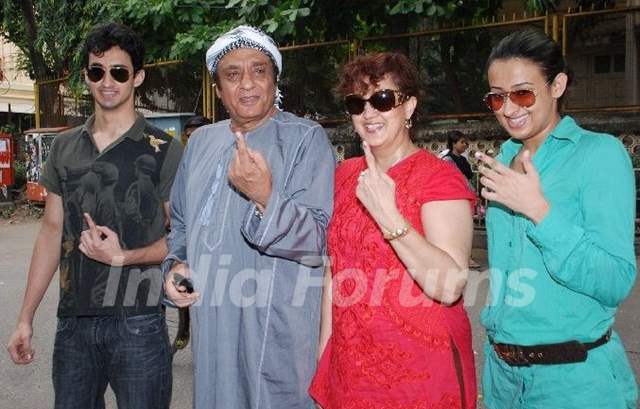 Ranjeet with his family