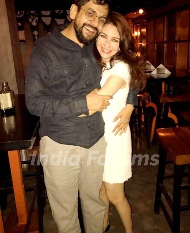 Saumya Tandon with her husabnd Saurabh Devendra Singh