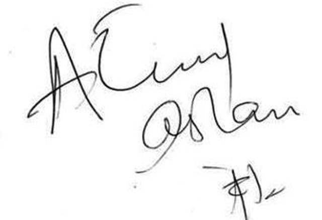 Atif Aslam Signature