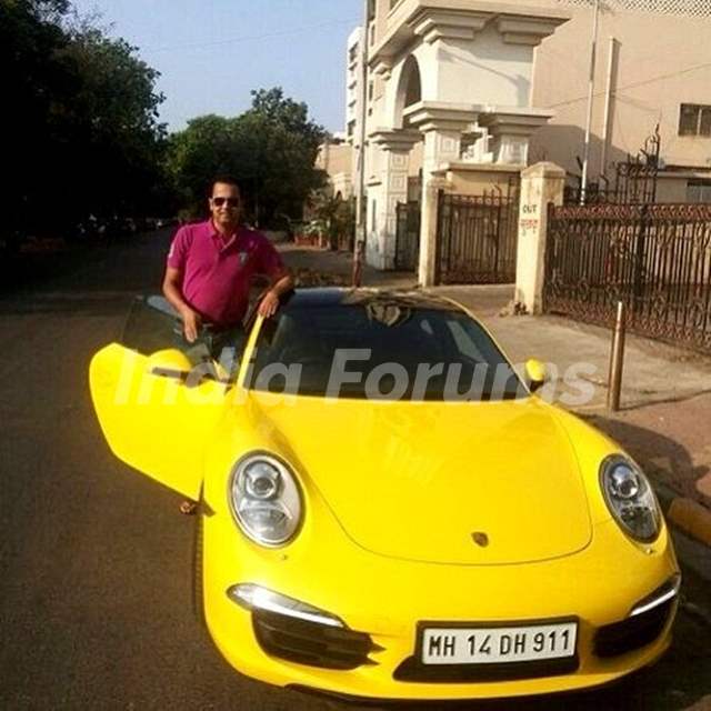 Rahul Mahajan's Porsche 911 car