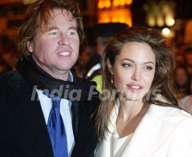 Angelina Jolie with Val Kilmer