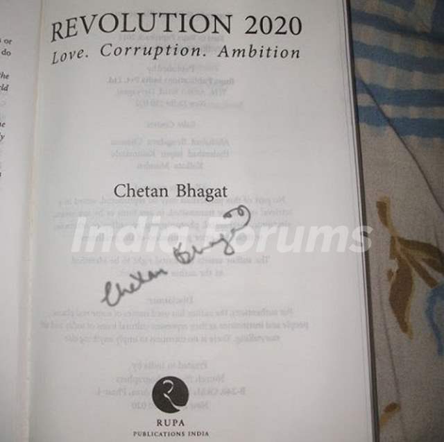 Chetan Bhagat signature