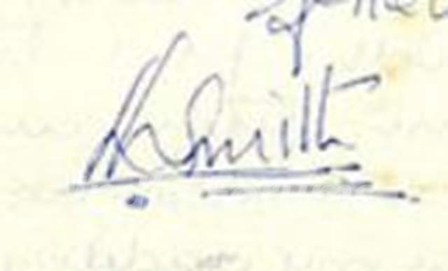 Denzil Smith Signature