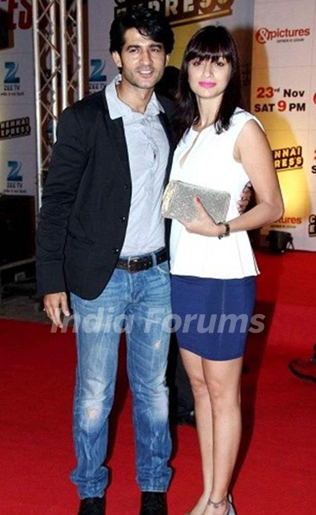Gauri Pradhan with her Husband Hiten Tejwani