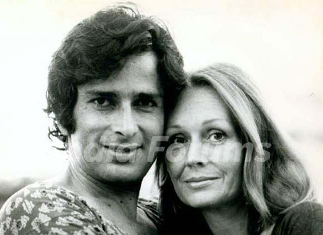 Jennifer Kendal With Her Husband Shashi Kapoor