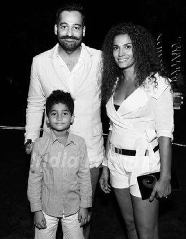 Kamal Sidhu With Her Husband & Son