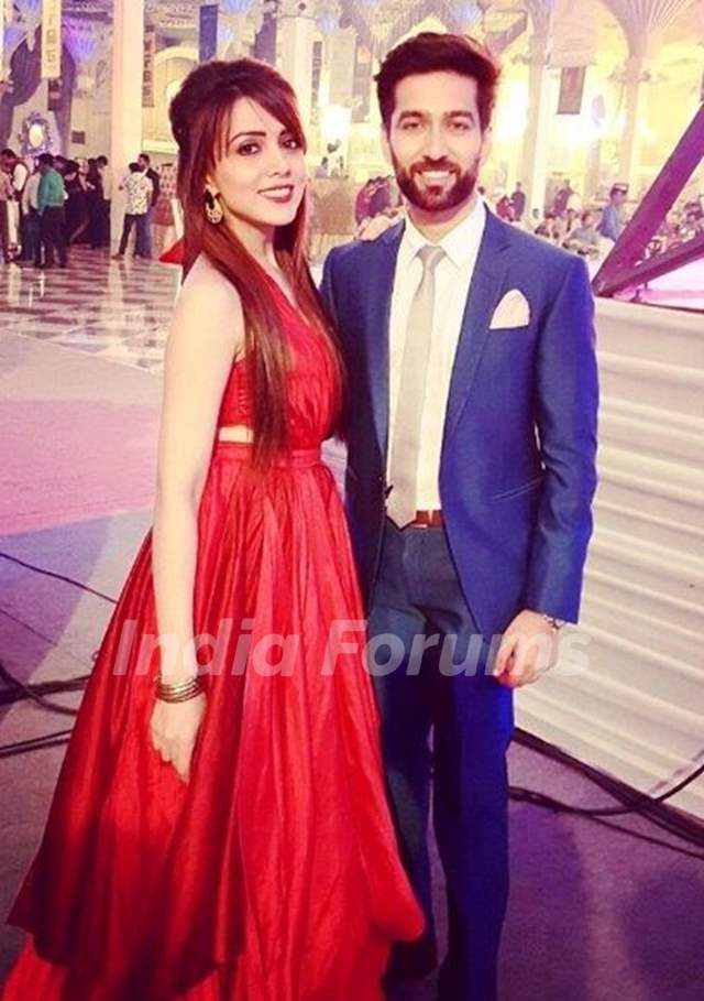 Nakuul Mehta with his wife
