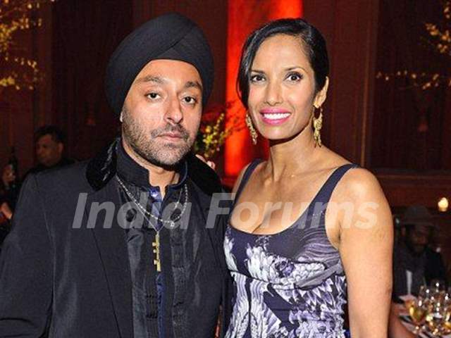 Padma Lakshmi with Vikram Chatwal