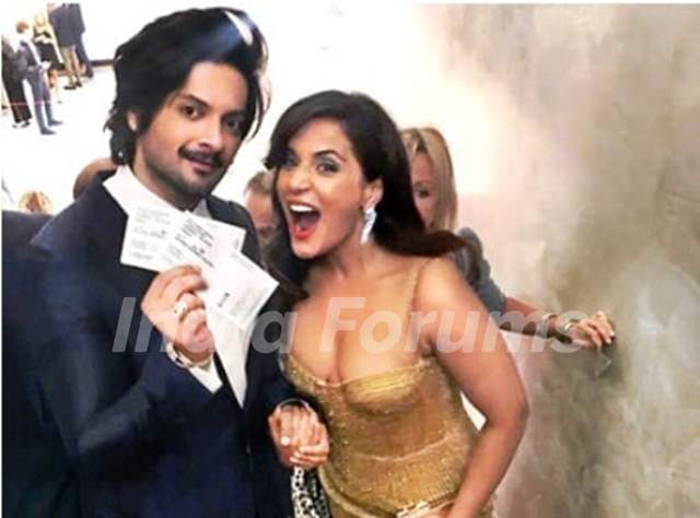 Richa Chaddha with Ali Fazal