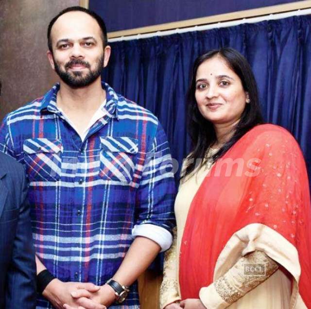 Rohit Shetty With His Wife