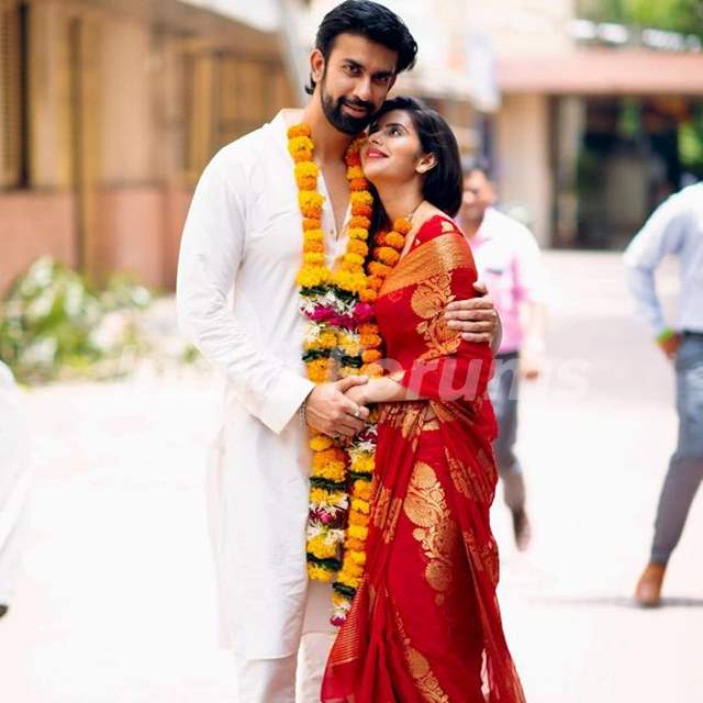  Charu Asopa With Her Husband Rajeev Sen