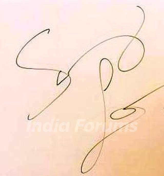 Sunny Leone signature