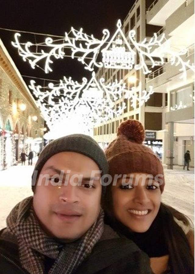 Paoli Dam with her husband